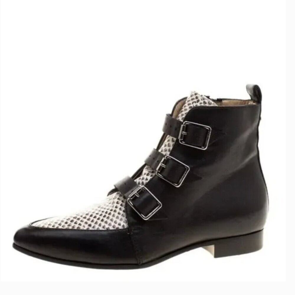 Jimmy Choo Python Marlin Texture Boot